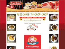 Tablet Screenshot of chopchop.com.au